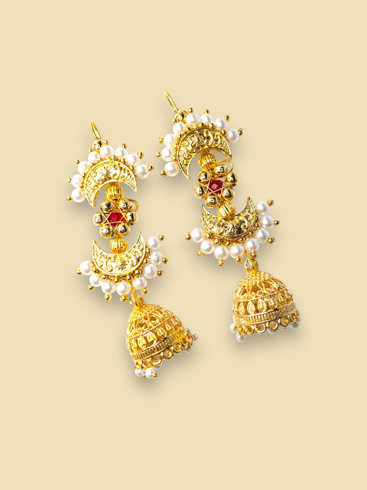 Chaandtara Jhumkas + Earcuffs