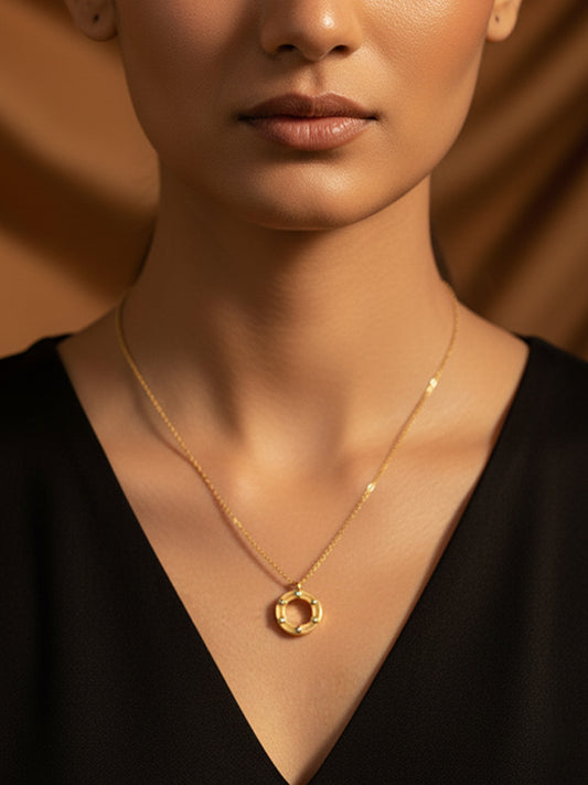 Halo Charm Pendant Chain