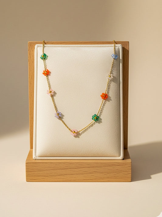 Bloom Charm Multi-Color Necklace
