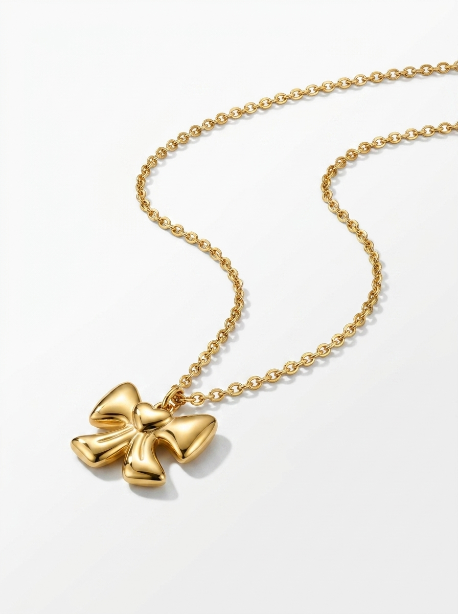 Bow Pendant Necklace