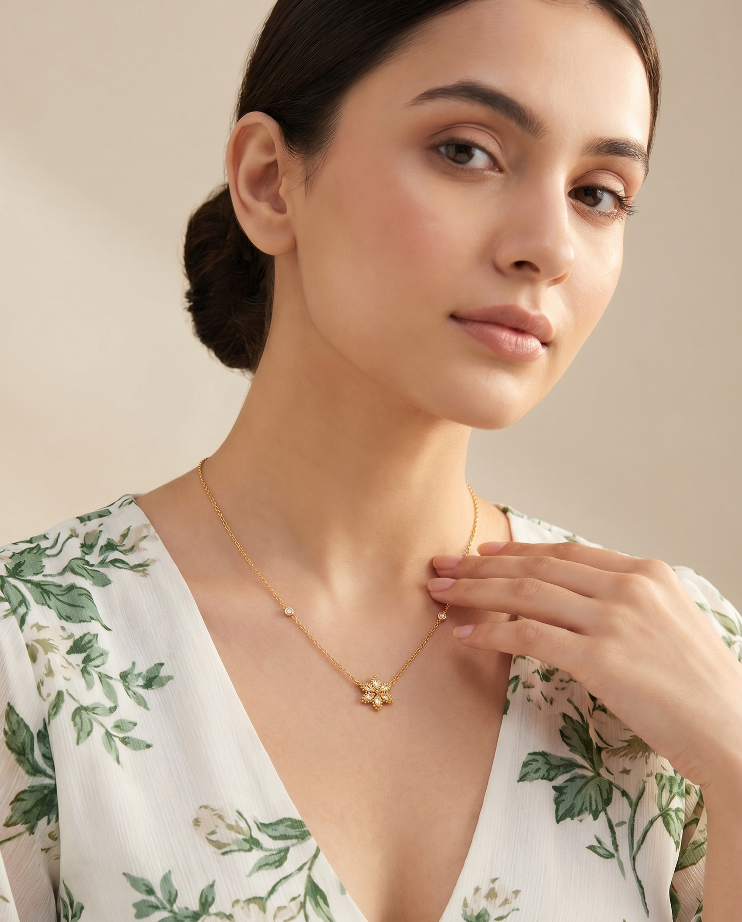 Crystal Blossom Necklace