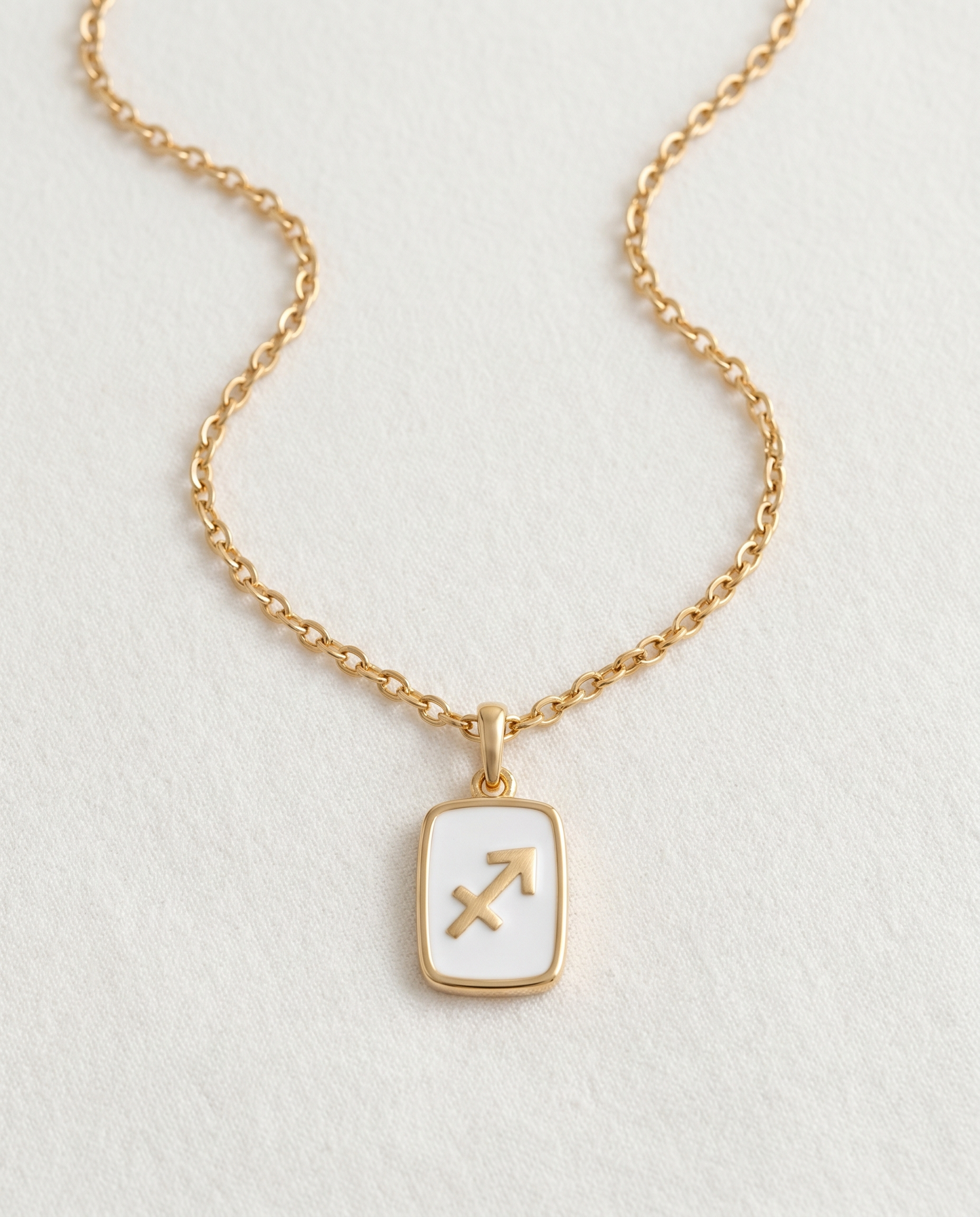 Zodiac Sign Necklace - Mother of Pearl Pendant