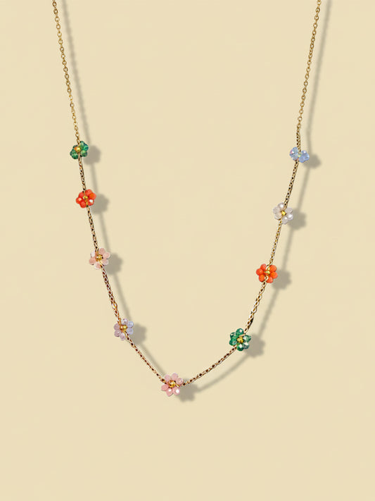 Bloom Charm Multi-Color Necklace