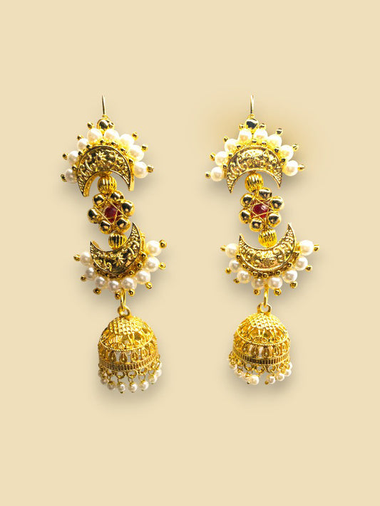 Chaandtara Jhumkas + Earcuffs