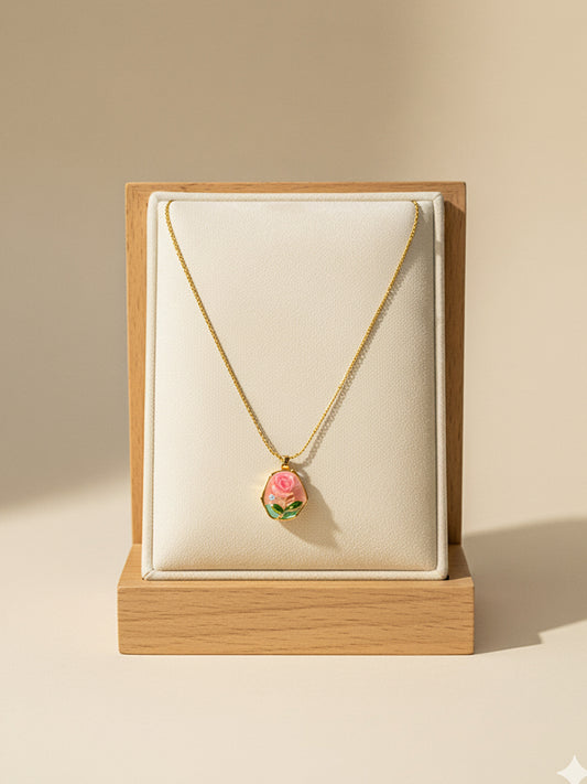 Blush Bloom Pendant Chain