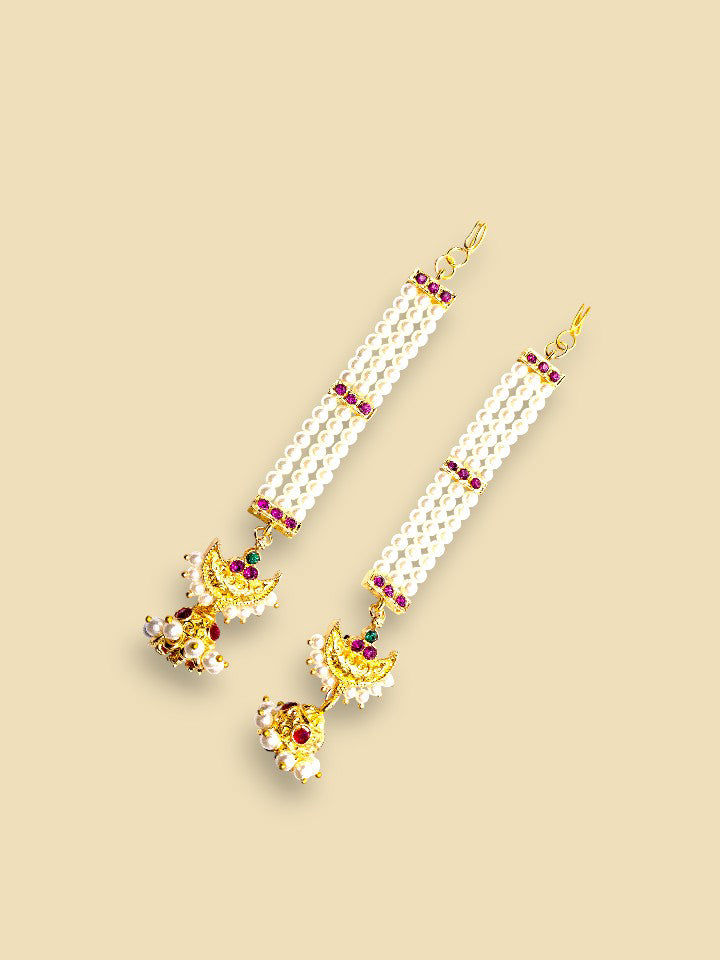 Ratnapriya Pearl Ear Cuffs