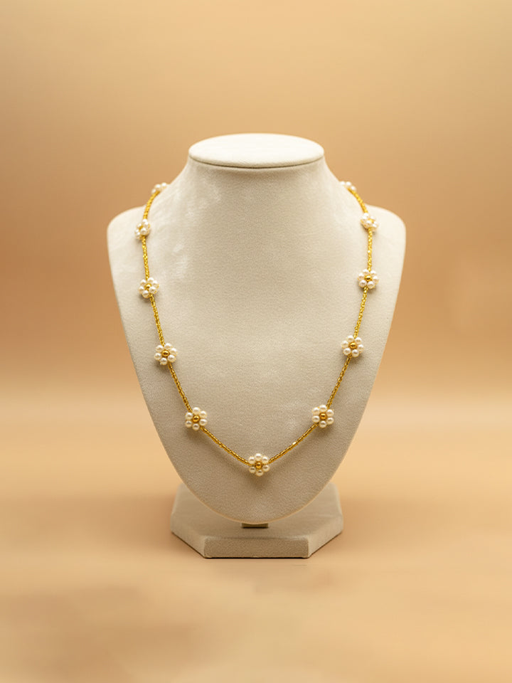 Classic Pearl Charm Necklace