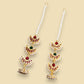 Chandrika Dangler Earrings Available in Two Colours (Multi Red and Green)