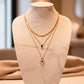 Dual Layer Pendant Necklace