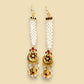 Temple Pearl Strand Earrings