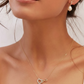 Gold Heart Infinity Necklace