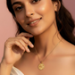 Zodiac Sign Gold Pendant Necklace
