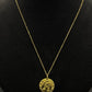 Zodiac Sign Gold Pendant Necklace