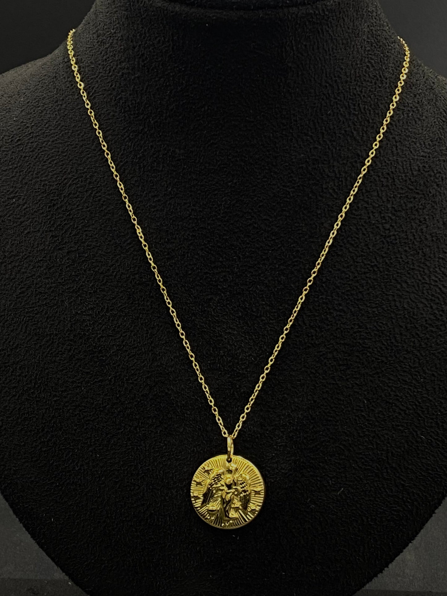 Zodiac Sign Gold Pendant Necklace