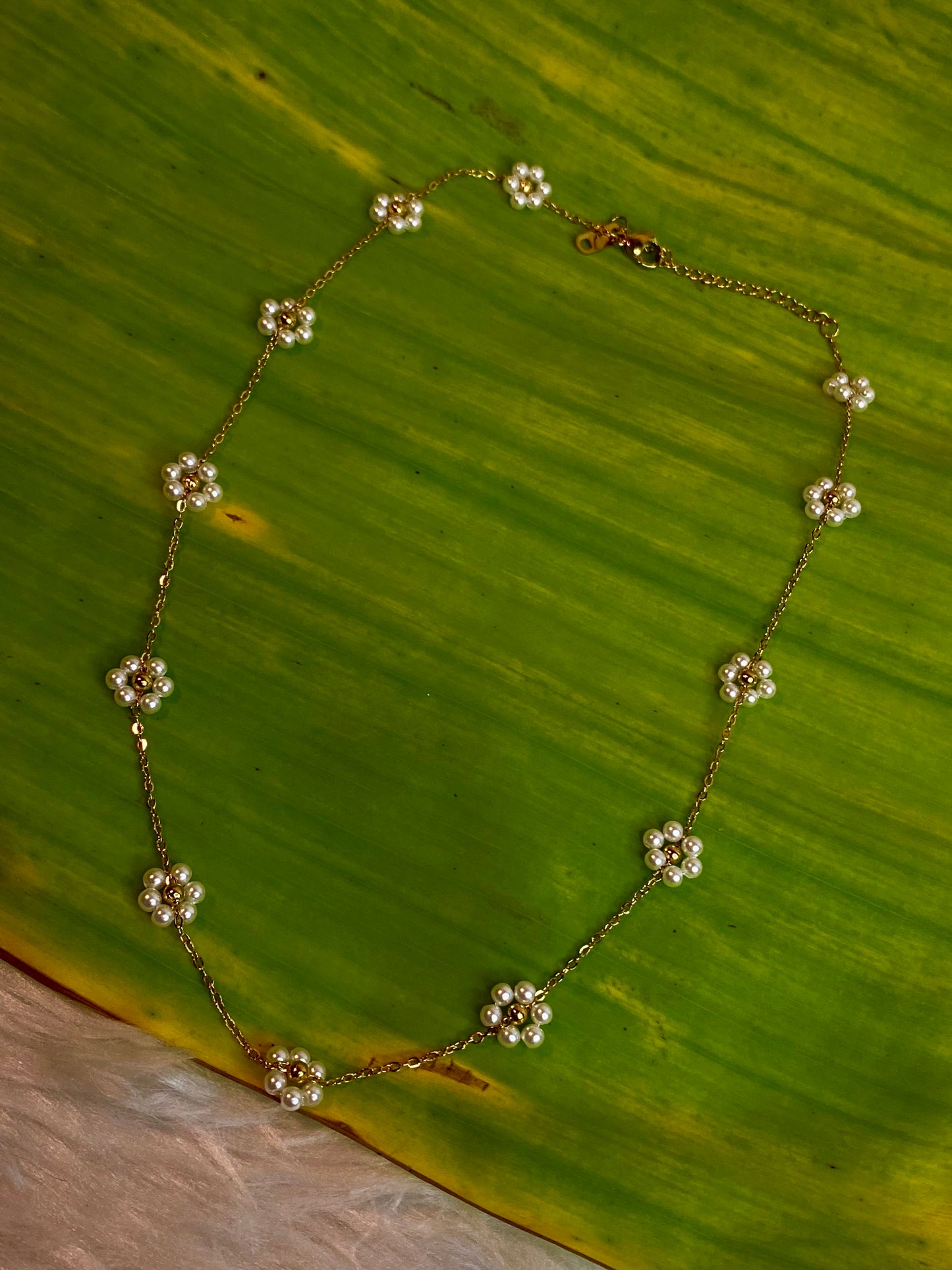 Classic Pearl Charm Necklace