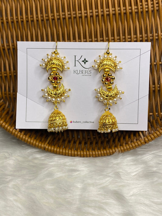 Chaandtara Jhumkas + Earcuffs