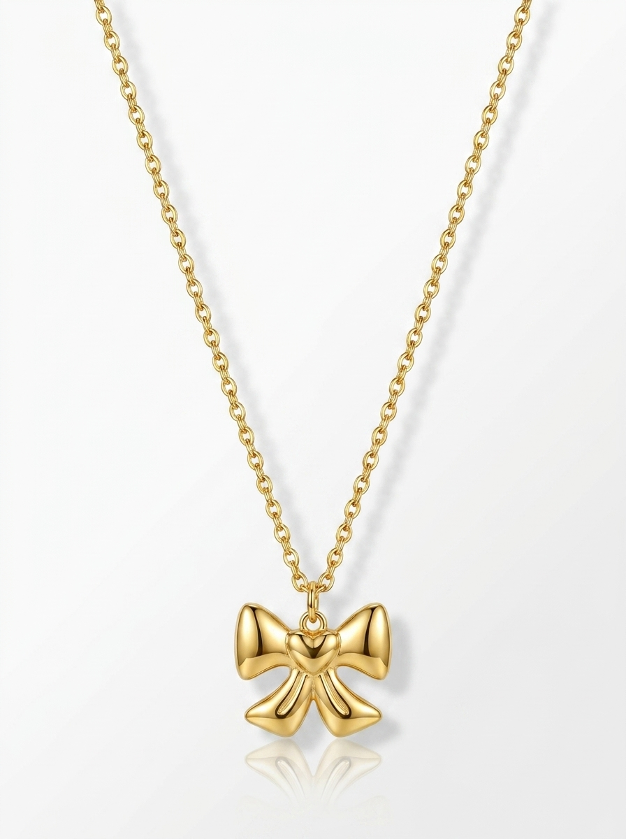 Bow Pendant Necklace