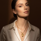 Bow & Heart Pendant Necklace
