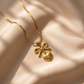Bow & Heart Pendant Necklace