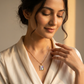 Floral Frame Pendant Necklace