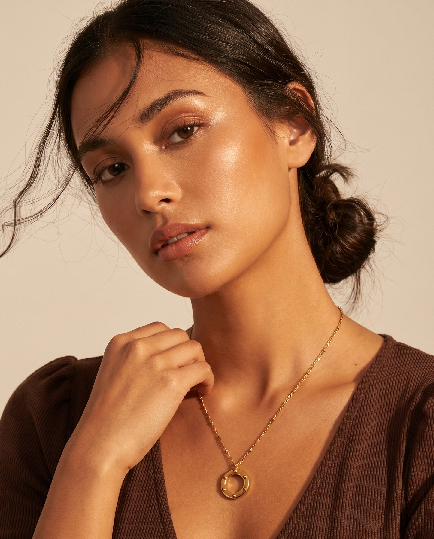 Circle Pendant Necklace
