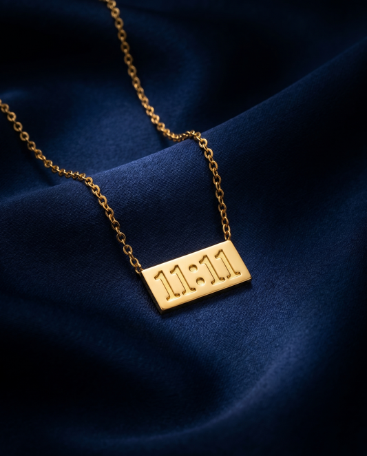 11:11 Manifestation Bar Necklace