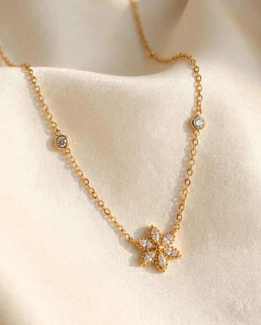Crystal Blossom Necklace