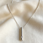 Minimalist Crystal Bar Necklace