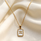 Zodiac Sign Necklace - Mother of Pearl Pendant