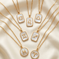 Zodiac Sign Necklace - Mother of Pearl Pendant