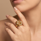 Golden Knot Statement Ring
